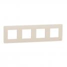 SCHNEIDER ELECTRIC - NU200844 cover frame - 4 gangs - 4 x 2 modules - ivory
