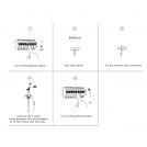 NOVA LUCE - Spot Sand white aluminum LED 4W 3000K 177lm D:5cm H:64cm STILVI 9232148 (2)