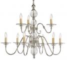 INTERIORS 1900 - Полилей  TILBURG nickel CA20P9N   E14, 9x40W