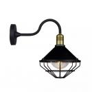 V-TAC - Wall Lamp Matt Black Metal Mesh Е27 Down IP65 SKU 8972 VT-720B IP65