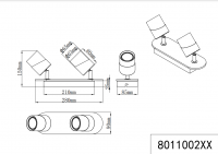TRIO - Spot ARUNI – 801100232 excl. 2x GU10 · max. 10W (4)