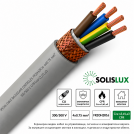 КАБЕЛ - Copper Shielded Cable 300/500V CPR Cca-s3,d1,a3, 4×0,75 mm², FR2OH2R16