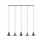 NOWODVORSKI - Hanging lamp 10906 HERMANOS V BLACK • 5 х 10 W • GU10 • IP20