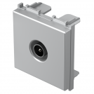 TEM - KM20ES Socket TV individual 0db 2M, color Silver matt, Modul