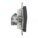 SCHNEIDER ELECTRIC - SDD114451S Sedna Design & Elements Информационна Розетка CAT 5E STP, RJ45, антрацит (2)