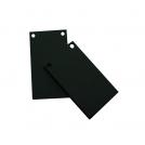 ACA LIGHTING - End cap for white trimless magnetic track black ( set of 2 psc) MTECB