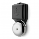THPG - Cone ringer doorbell in Bakelite/Duriplast housing 84dB 8-12V black 179983