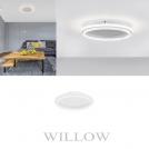 NOVA LUCE - Ceiling lamp  Ø45, H:6 cm.  9212913  WILLOW ⚡ LED 40W ⚡ 2660Lm⚡ 3000K ⚡ 230V ⚡ IP20 ✴ Sandy White