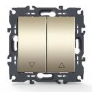 ACA LIGHTING - Ключ за щори 10A PRIME Шампанско мат 1000110604