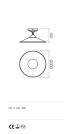 INCANTI - ceilling luminaire LEA 02-902 STRUCTURA PL 1X42W E27 BR (3)