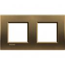 BTICINO - LNA4802M2BZ Square cover plate 2х2modules - Bronze