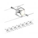 PAULMANN - 94152  Rope system Mac II basic set✴GU5.3 max. 7x10W ⚡dimmable ~230/12V✴chrome matt