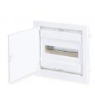 ACA LIGHTING - FLUSH MOUNTING 12+2 MODULES 1 ROW WHITE DOOR 282U12ES