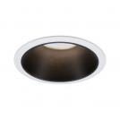 PAULMANN - Луна 93401  Cole Coin IP44 round 88mm Coin⚡ 6W⚡ 470lm⚡ 230V dimmable ⚡2700K✴Бял мат/Черен мат