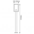 ACA LIGHTING - Градински стълб CELIA1POWH (1)