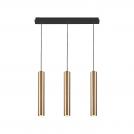 NOWODVORSKI - Hanging lamp 7863 EYE SOLID BRASS III zwis • GU10 3x10W only LED • IP20