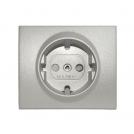PANASONIC - Socket 2P+E, With Child Protection, Cover metallic white WBTR0202‐5MW