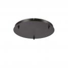 IDEAL LUX - ceiling cup 285603 ROSONE STANDARD 3 LUCI NERO
