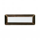 ACA LIGHTING - LED WALL RECTANGLE LUMINAIRE RUST 4W 3000K 22x8 IP65 SLIM31NR