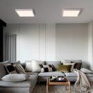 NOVA LUCE - Ceiling light L:40, W:40, Н:4.5 cm. 9501210 ITOS ⚡ LED 32W ⚡ 2240Lm ⚡ 3000К ⚡ 220-240V ⚡ CRI >80 ⚡ IP20 ✴ Sandy White