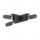 NOVA LUCE - T-Corner Connector For Surface & Suspend Mounted  L: 25 W: 3.5 H: 6.8 cm.  9010201  BREDA MAGNETIC 