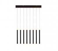 SEARCHLIGHT - Пендел WANDS 4688-8BK LED 40W 2700K