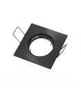 VITO - Recessed moon SQUARE METALLICA S GU10 80x80mm BLACK COLOR 2012940