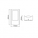 ACA LIGHTING - Градински аплик MIRANDE IP54 LG0514G (1)