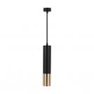 V-TAC - GU10 Hanging Pendant Black, Gold D:60X300mm SKU: 6688