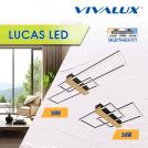 VIVALUX - LED ceiling light LUCAS 30W black+wood CCT 3000-4000-6400K - VIV005164 (2)