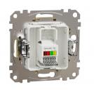 SCHNEIDER ELECTRIC - SDD180491 Sedna Design & Elements Телефонна Розетка CAT 3 UTP, RJ11, бреза (1)