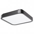 RABALUX - Moisture-proof LED ceiling light  SAMIRA square 18W 1400lm 4000К IP44 black 71255