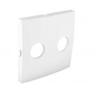 EFAPEL - Face plate for audio sockets WHITE 90713 TBR LOGUS 90