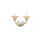 IDEAL LUX - wall luminaire BRIGITTA AP2 AMBRA 199429
