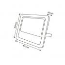 ACA LIGHTING - LED соларен прожектор 300W 6000K IP66 120° SV30060 (2)