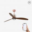 FARO - DECO FAN Copper/wood ceiling fan with DC motor 33399DWP-10