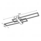 VIVALUX - LED ceiling light LUCAS 30W black+wood CCT 3000-4000-6400K - VIV005164 (3)