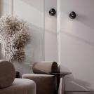 NOVA LUCE - Spot wall lamp  Ø9, W:11, H:11 cm.   9540255  SFERA ⚡ LED 6W ⚡ 390 Lm ⚡ 3000K ⚡ CRI>80 ⚡ 220-240V ⚡ IP20 ✴ Black