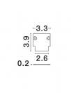 NOVA LUCE - End Cap for Recess Profile Cover 9136111 (2)