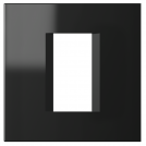 TEM - OL10NB Frame 1/2M, color Black gloss, Modul