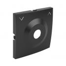 EFAPEL - Face plate for Rotary Switches with lock BLACK 90351 TPM LOGUS 90