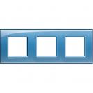 BTICINO - LNA4802M3AD Square cover plate 3х2modules -blue-technopolymer