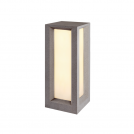 ACA LIGHTING - Градински стълб MK039B-560  560MM IP65 3xE27 Max.7W BLACK CEMENT & PC DIFFUSER