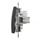 SCHNEIDER ELECTRIC - SDD114101 Еднополюсен ключ Sedna Design & Elements, 10А 250V, антрацит, безвинтово свързване (2)