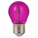 V-TAC -  LED Bulb 2W Filament E27 G45 Pink Color SKU: 7410 | VT: VT-2132  