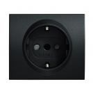 PANASONIC - Капачка черно за контакт без заземление шуко WBTR0201‐5BL