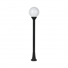 ACA LIGHTING - Градински стълб черен 100см Ø200 влагозащитен  IP44 PLGM5B