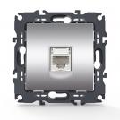 ACA LIGHTING - Телефонна розетка 1xRJ11 CAT3 PRIME Алуминий мат 1000113003