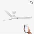 FARO - SIROS White ceiling fan with DC motor 33804WP
