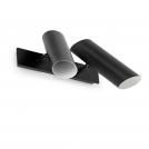 FARO - LINK Black wall lamp 2L Ref.29876